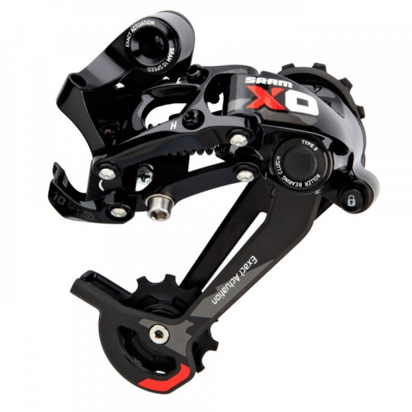 Задний переключатель Sram X-0 Type 2 10-speed Long Cage Red