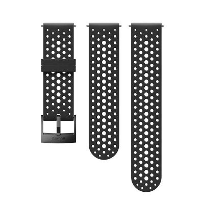 Силиконовый ремешок для часов Suunto Athletic1, 24mm black black Силиконовый ремешок для часов Suunto Athletic1, 24mm black black