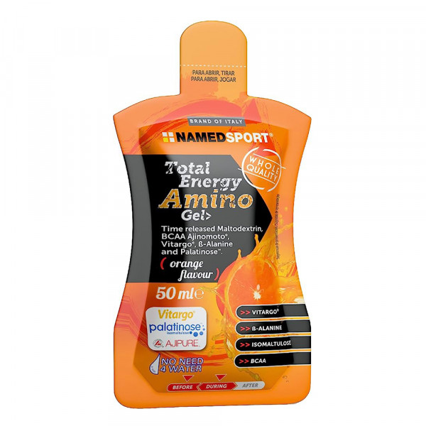 Питьевой гель Namedsport Total energy amino gel 50 мл. (апельсин)