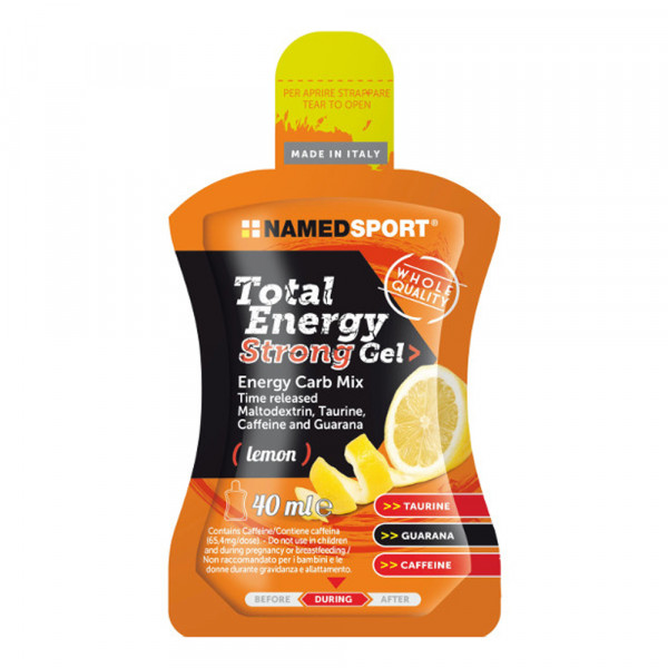 Питьевой гель Namedsport Total energy strong gel - 40 мл. (лимон)