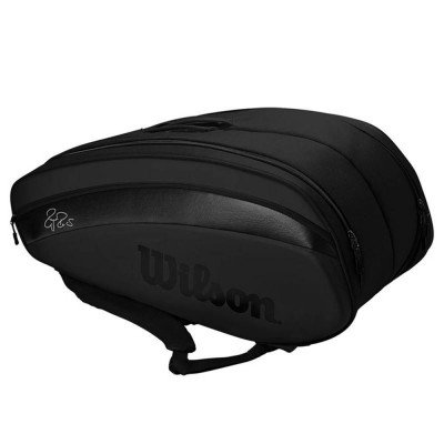 Cумка для тенниса Wilson RF DNA (12 pack) черная Cумка для тенниса Wilson RF DNA (12 pack) черная