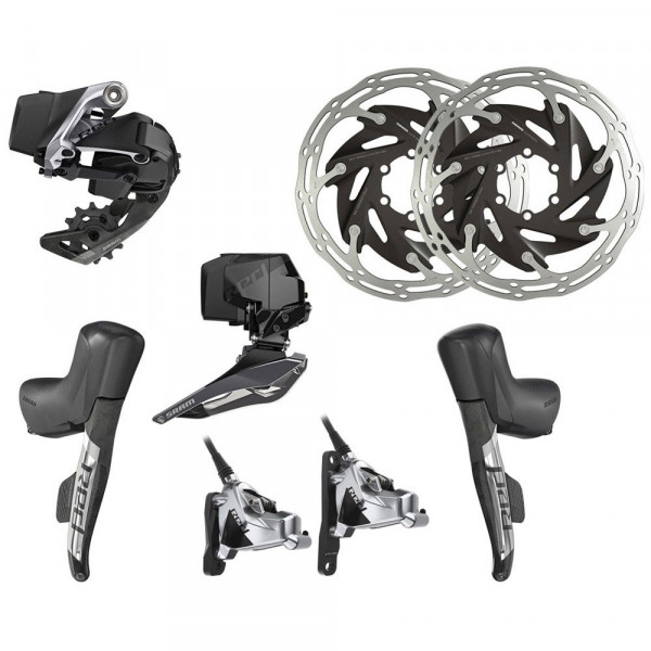 Комплект Sram Red eTap AXS 2X D1 Electronic HRD (Shift/Hyd Disc,R-Der,F-Der,160Rotors )