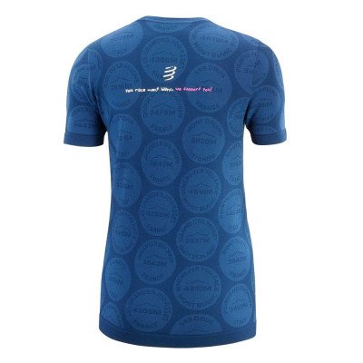 Футболка женская Compressport Badges- Mont Blanc 2020 Футболка женская Compressport Badges- Mont Blanc 2020