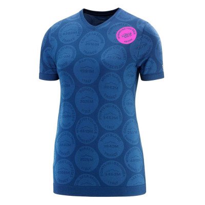 Футболка женская Compressport Badges- Mont Blanc 2020