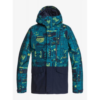 Куртка мужская сноубордическая Quiksilver Mission Bloc Jk M Snjt