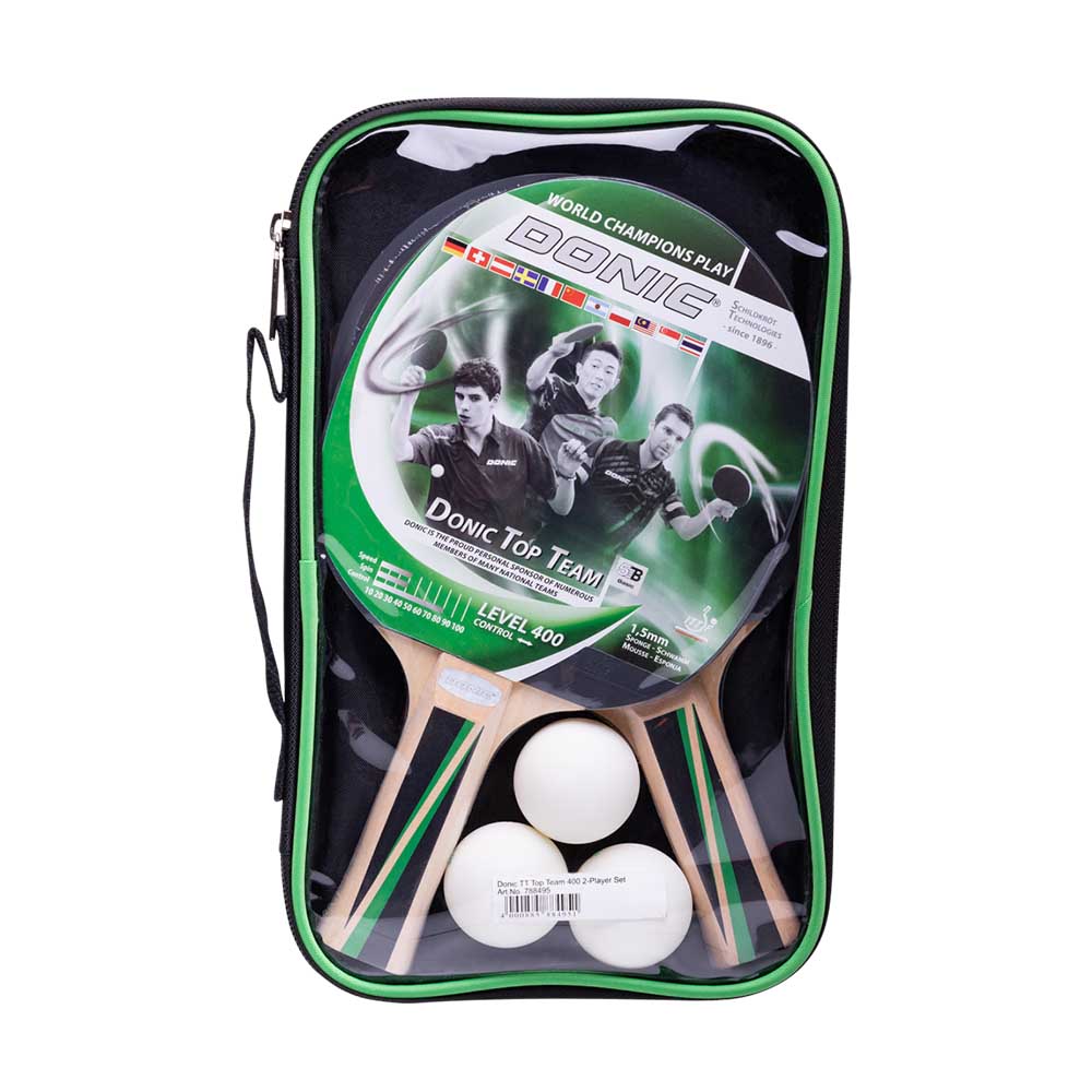 Набор для настольного тенниса Donic Schildkrot Top Team 400 (2рак+3шар)