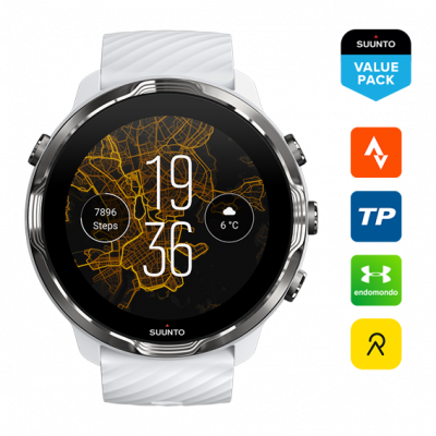 Спортивные часы Suunto 7 white Burgundy