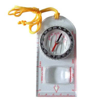 Компас планшетный с увеличительным стеклом Tramp