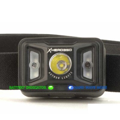 Фонарь Author Headlamp X-Head 350 lm Silicone USB
