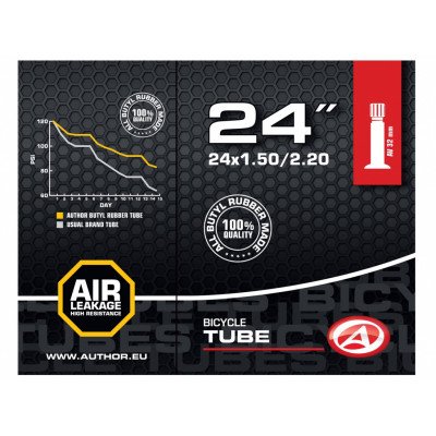 Камера Author Tube AT-CMP-24" AV32 24x1.50/2.20 Камера Author Tube AT-CMP-24" AV32 24x1.50/2.20