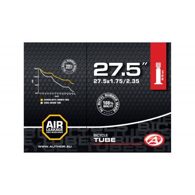 Камера Author Tube AT-MTB-27,5" AV40 27.5x1.75/2.35 Камера Author Tube AT-MTB-27,5" AV40 27.5x1.75/2.35