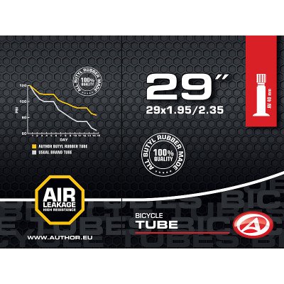 Камера Author Tube AT-MTB-29" AV40 29x1.95/2.35 Камера Author Tube AT-MTB-29" AV40 29x1.95/2.35
