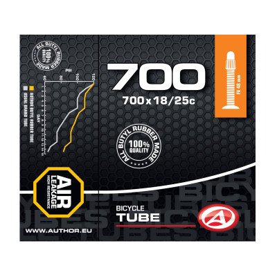 Камера Author Tube AT-ROAD-700C FV48 700x18/25C Камера Author Tube AT-ROAD-700C FV48 700x18/25C