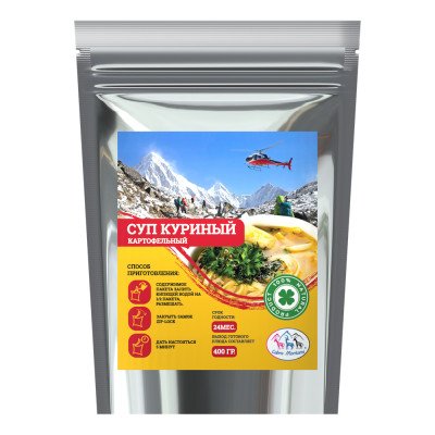 Суп куриный картофельный сублимированный