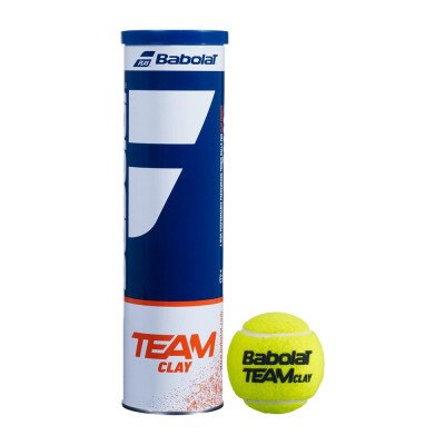 Мячи теннисные Babolat Team Clay AC X 4 Мячи теннисные Babolat Team Clay AC X 4