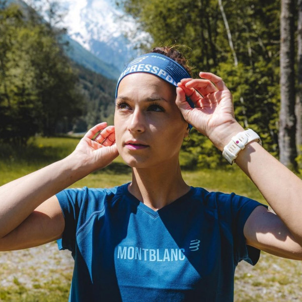 Повязка на голову Compressport Headband Mont Blanc 2021