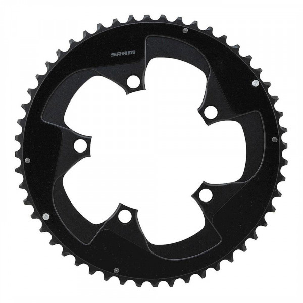 Звезда передняя Sram Red B2 X-Glide 52T Yaw 11 Speed S2 110 Alum 5mm Blast Black 2-Pin (52-36)