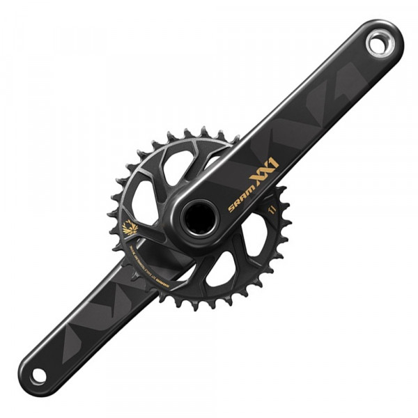 Система: шатун-звезда Sram Crank XX1 Eagle GXP 175 Gold 12 spd w 32T X-Sync 2 Direct Mount Chainrin