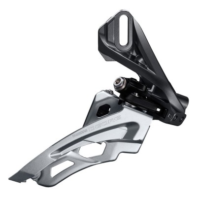 Передний переключатель Shimano Deore, M6000-H, для 3x10ск, верхн. хомут, side-swing, верхн. тяг Передний переключатель Shimano Deore, M6000-H, для 3x10ск, верхн. хомут, side-swing, верхн. тяг