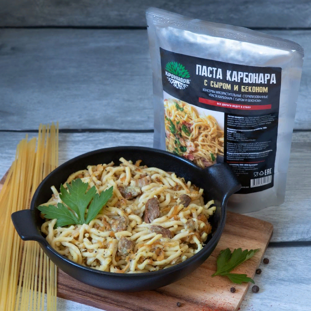 Паста карбонара консервированная 300гр
