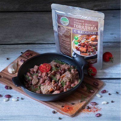 Говядина с фасолью консервированные