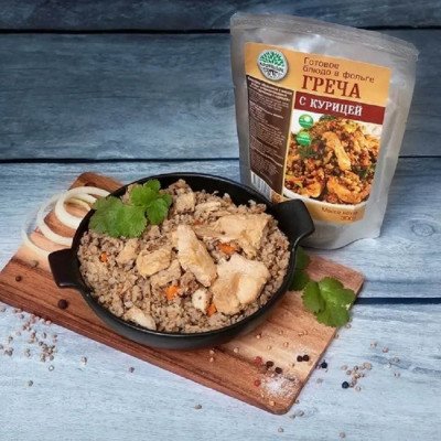 Курица с гречей консервированные 300 г Курица с гречей консервированные 300 г