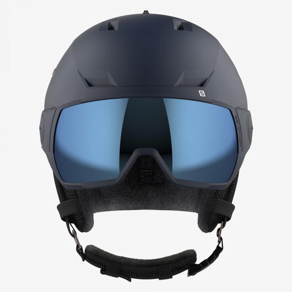 Шлем горнолыжный Salomon Icon lt visor photo sigma wist