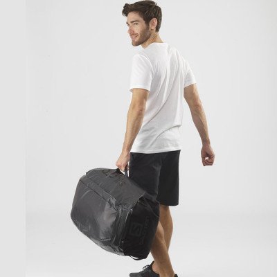 Сумка спортивная Salomon Outlife duffel черная Сумка спортивная Salomon Outlife duffel черная