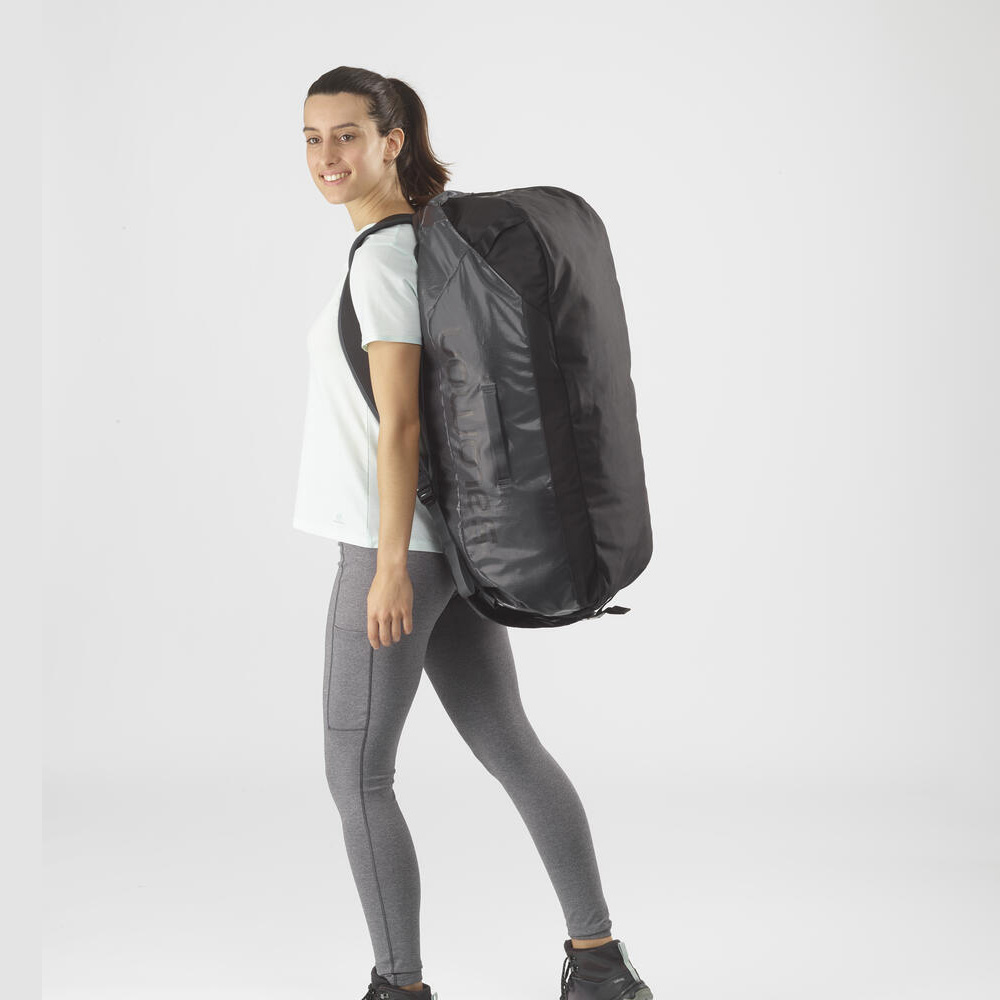 Сумка спортивная Salomon Outlife duffel черная Сумка спортивная Salomon Outlife duffel черная