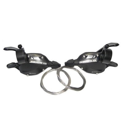 Триггерная манетка Sram X-5 - 3x10 - black - set Триггерная манетка Sram X-5 - 3x10 - black - set