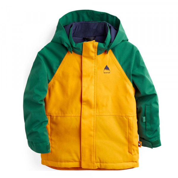 Куртка сноубордическая детская Burton Toddlers yellow-fir green