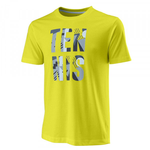 Футболка мужская Wilson Stacked Tennis Tech Tee