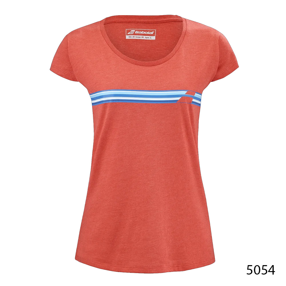 Футболка женская Babolat exercise Stripes Tee
