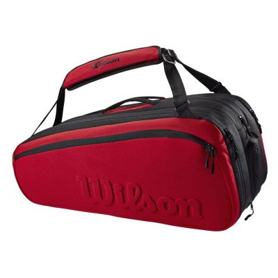Сумка для ракеток Wilson Super Tour Clash V2.0 (15 pack) красная Сумка для ракеток Wilson Super Tour Clash V2.0 (15 pack) красная