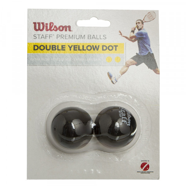 Мяч для сквоша Wilson Staff Double Yellow