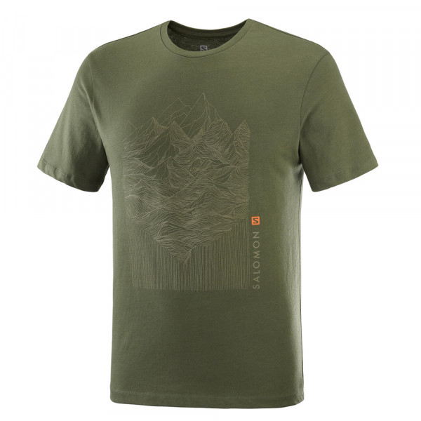 Футболка мужская Salomon Outlife mountain Футболка мужская Salomon Outlife mountain