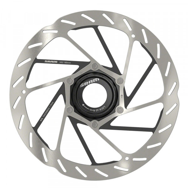 Ротор Sram HS2 180mm Center Lock (lockring sold separately) Rounded