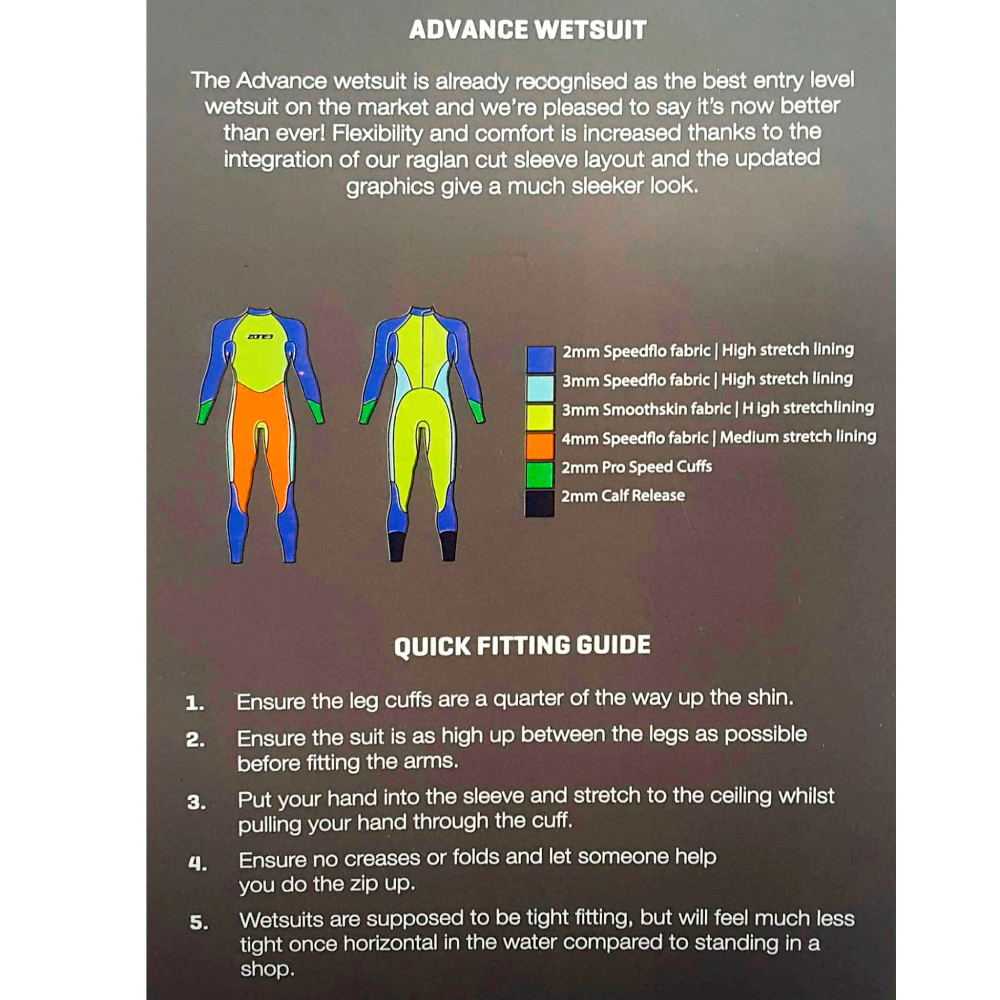 Гидрокостюм неопреновый мужской Zone3 Advance
