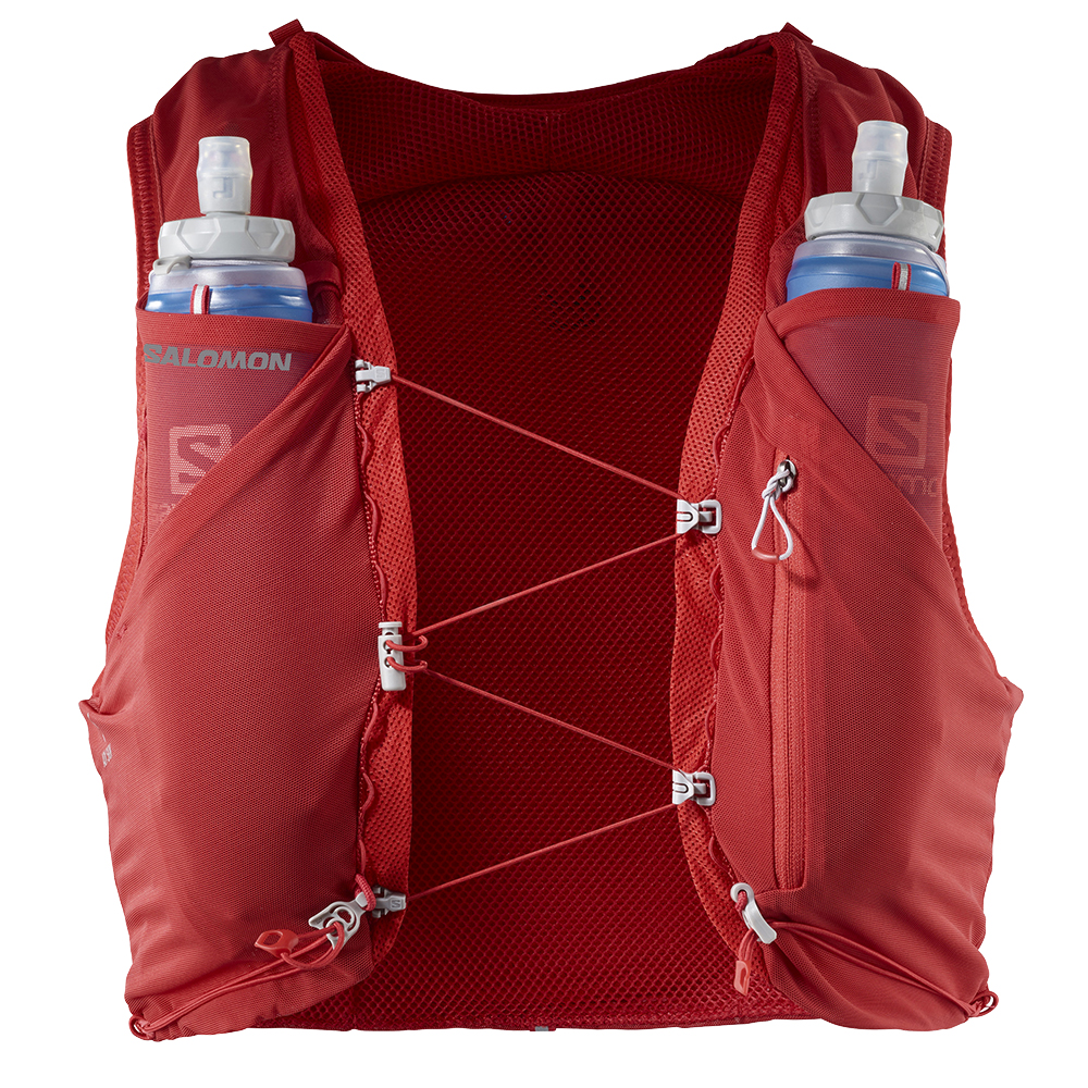 Жилет беговой Salomon Adv skin 5 красный