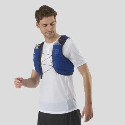 Жилет беговой Salomon Active skin 8 синий