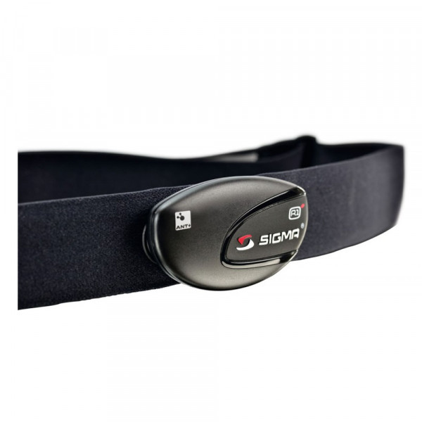 Нагрудный датчик Sigma R1 ANT+ Comfortex+ Soft Cloth Chest Belt black