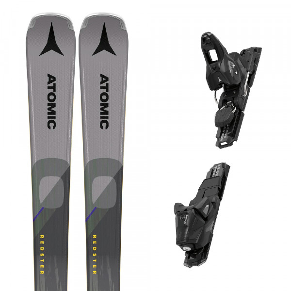 Лыжи горные Atomic Redster Q5 + M 10 GW black-smoke