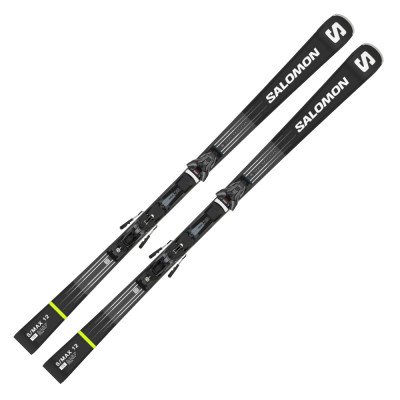 Лыжи горные Salomon E S/Max 12 + M12 GW F80 BL Лыжи горные Salomon E S/Max 12 + M12 GW F80 BL