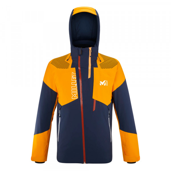 Куртка горнолыжная мужская Millet Snowbasin saphir-kumquat