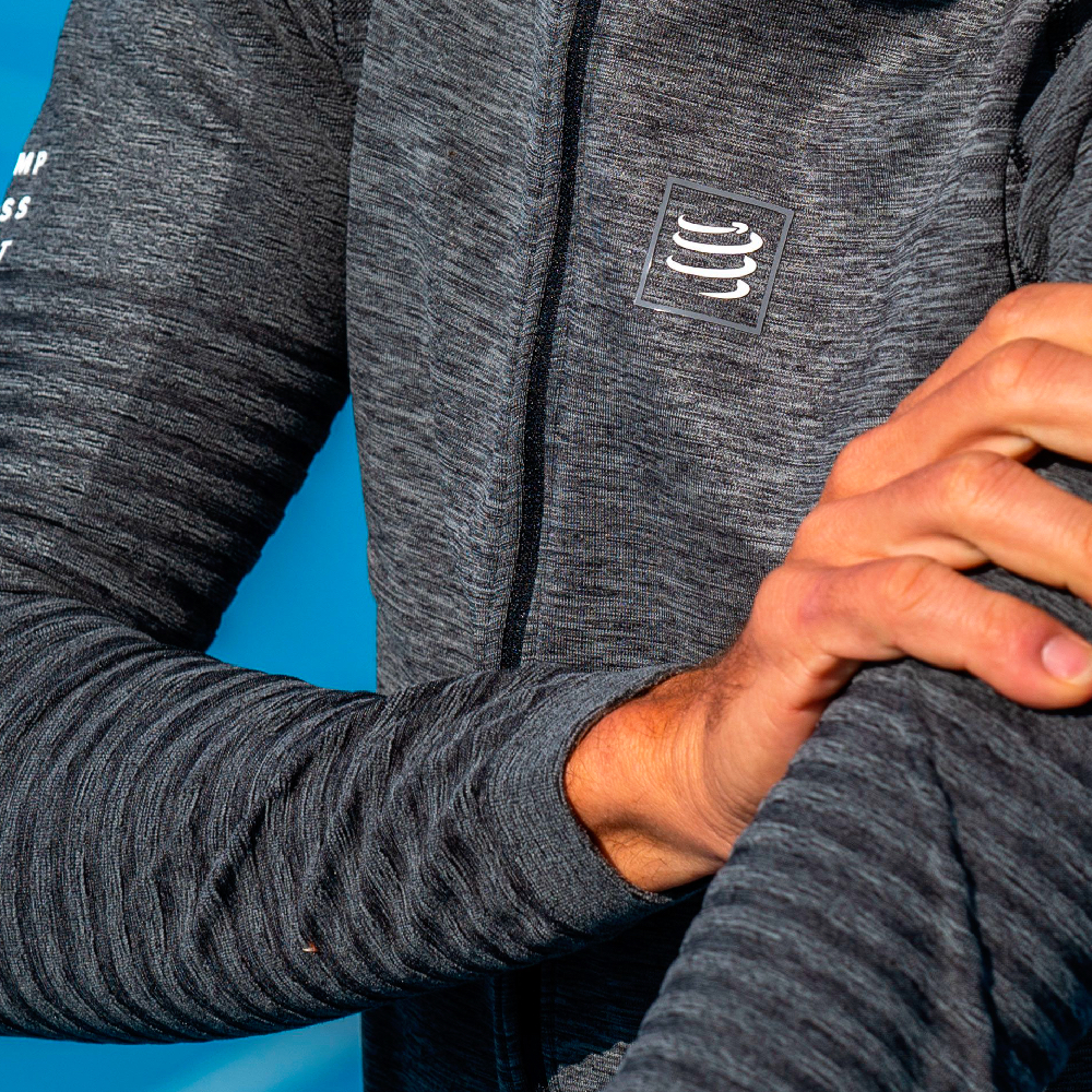 Футболка с длинным рукавом Compressport Seamless Zip