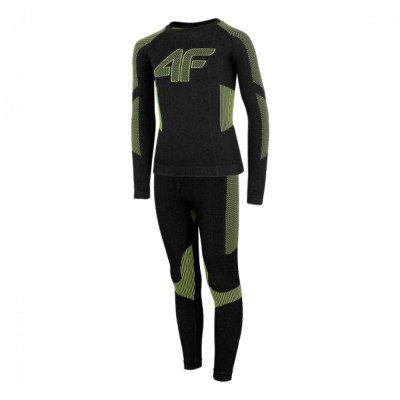 Термобелье костюм детский 4F черный