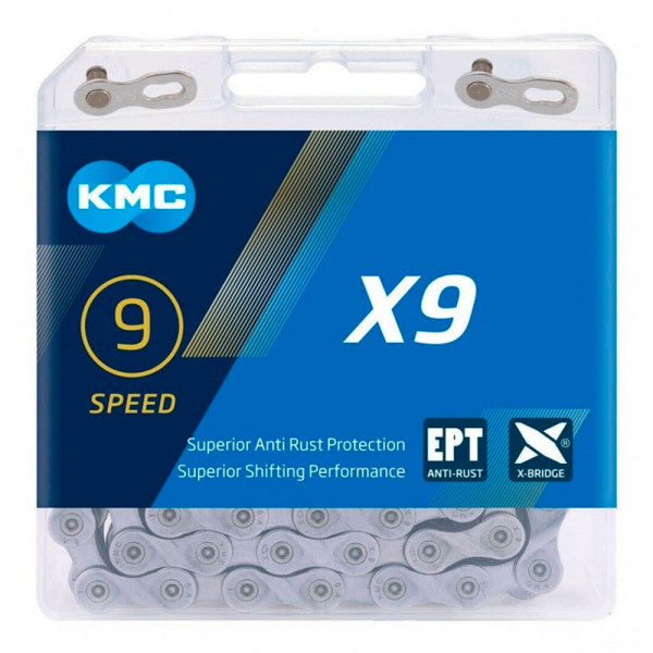 Цепь KMC X9 - speed 9, links 116