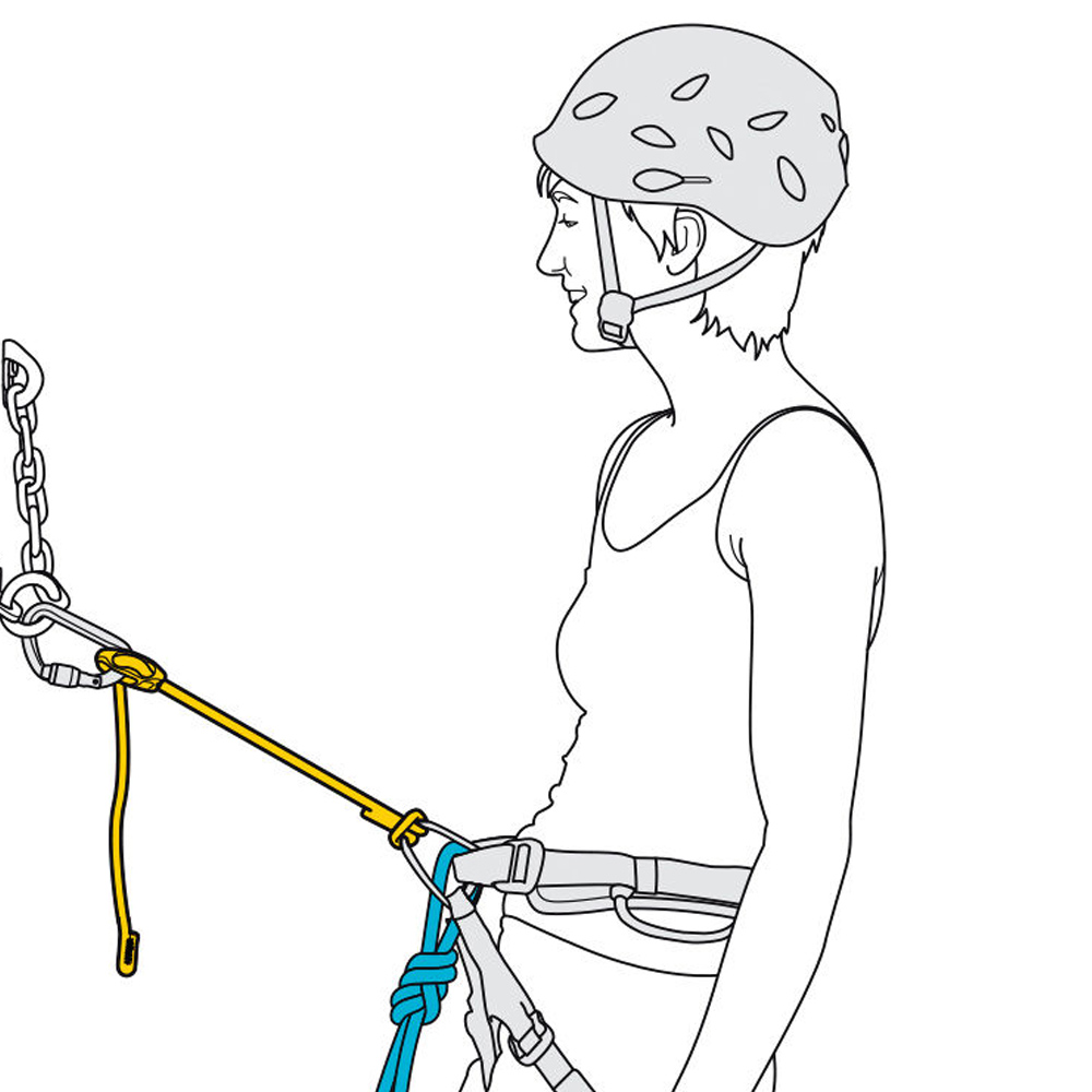 Петля для самостраховки Petzl Connect Adjust Lanyard blue Петля для самостраховки Petzl Connect Adjust Lanyard blue