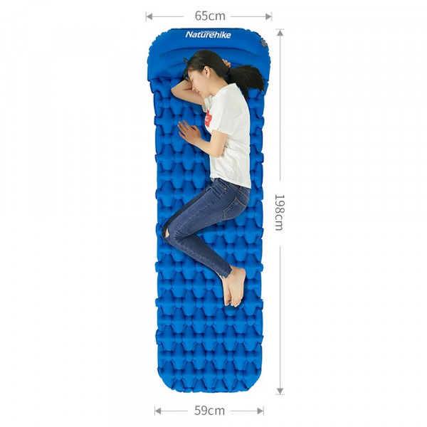 Коврик надувной Naturehike FC-12 single sleeping pad with pillow