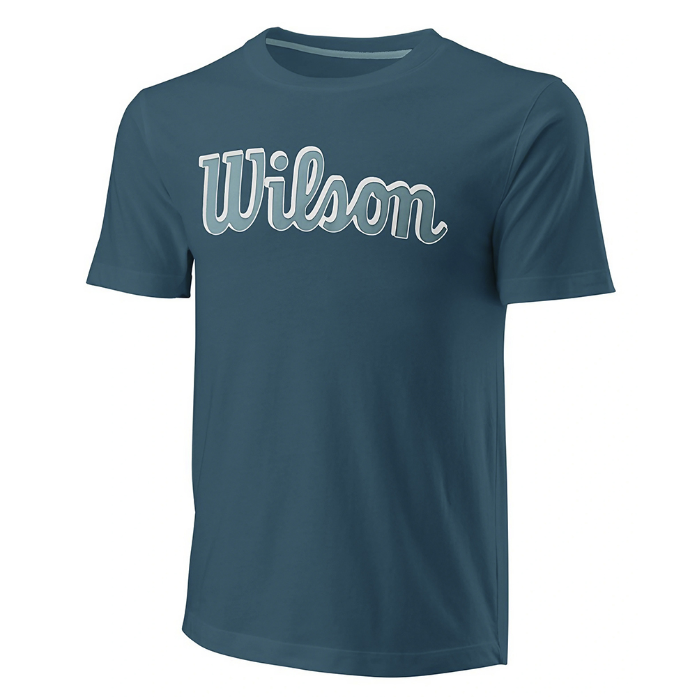Футболка мужская Wilson Script Eco Cotton Tee Футболка мужская Wilson Script Eco Cotton Tee